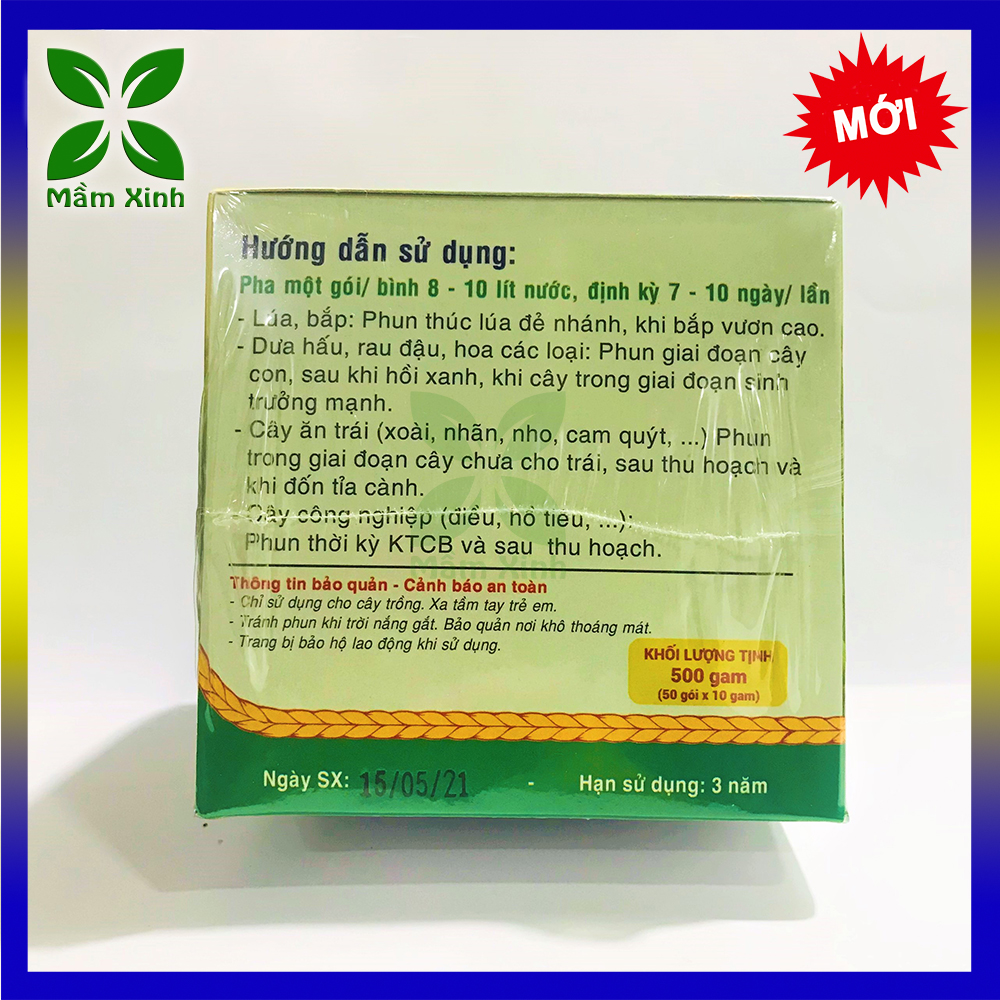 Phân Bón Nảy Mầm, Ra Lá Đầu Trâu MK 30-10-5 , Đẻ Nhánh Nhanh, Nảy Chồi, Ra Lá, Phân Bón Lá