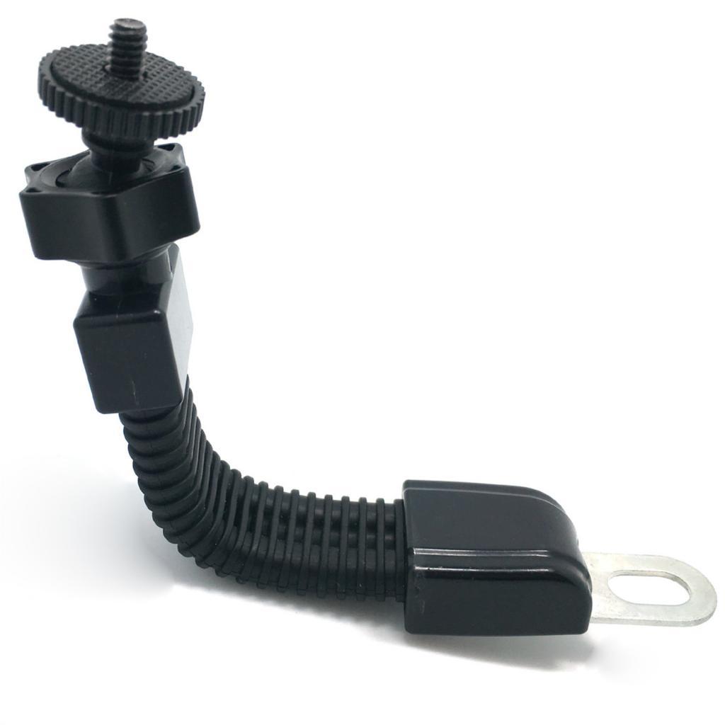 Universal Motorcycle Rearview Mirror Mount 1/4'' Screw Camera Holder Bracket
