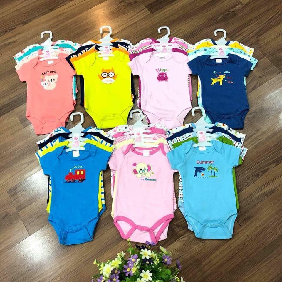 Set 5 chiếc body baby gear cộc tay cho bé