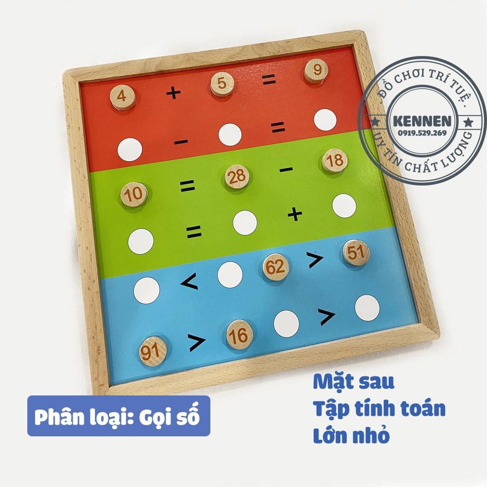 Bàn chơi SUDOKU gỗ kèm 100 bài đố và lời giải LOẠI ĐẸP