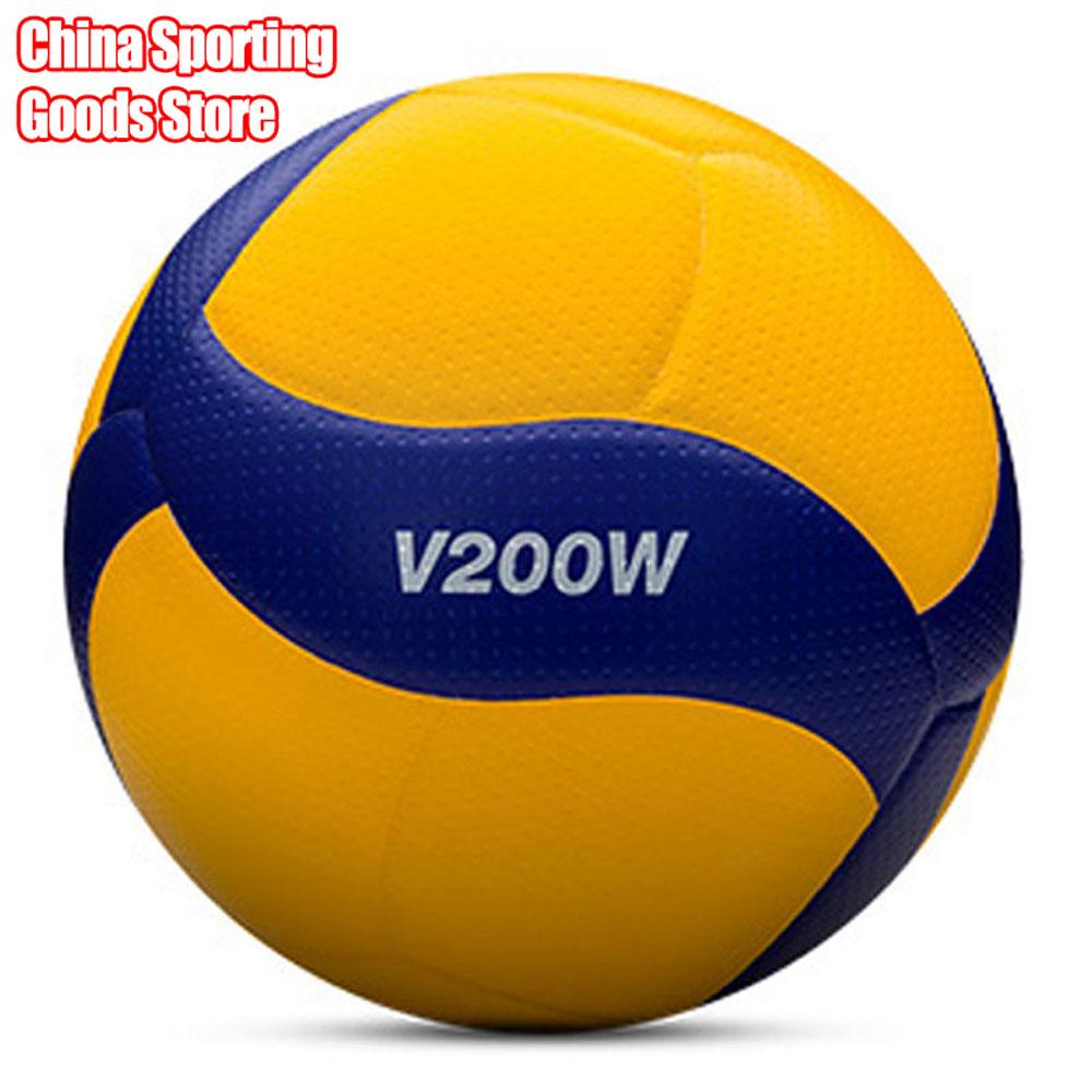 Bóng chuyền mẫu mới, Model200, Cạnh tranh Chuyên nghiệp Volleyball 5 Bóng chuyền trong nhà, Túi kim máy bơm tùy chọn Color: V200W-1