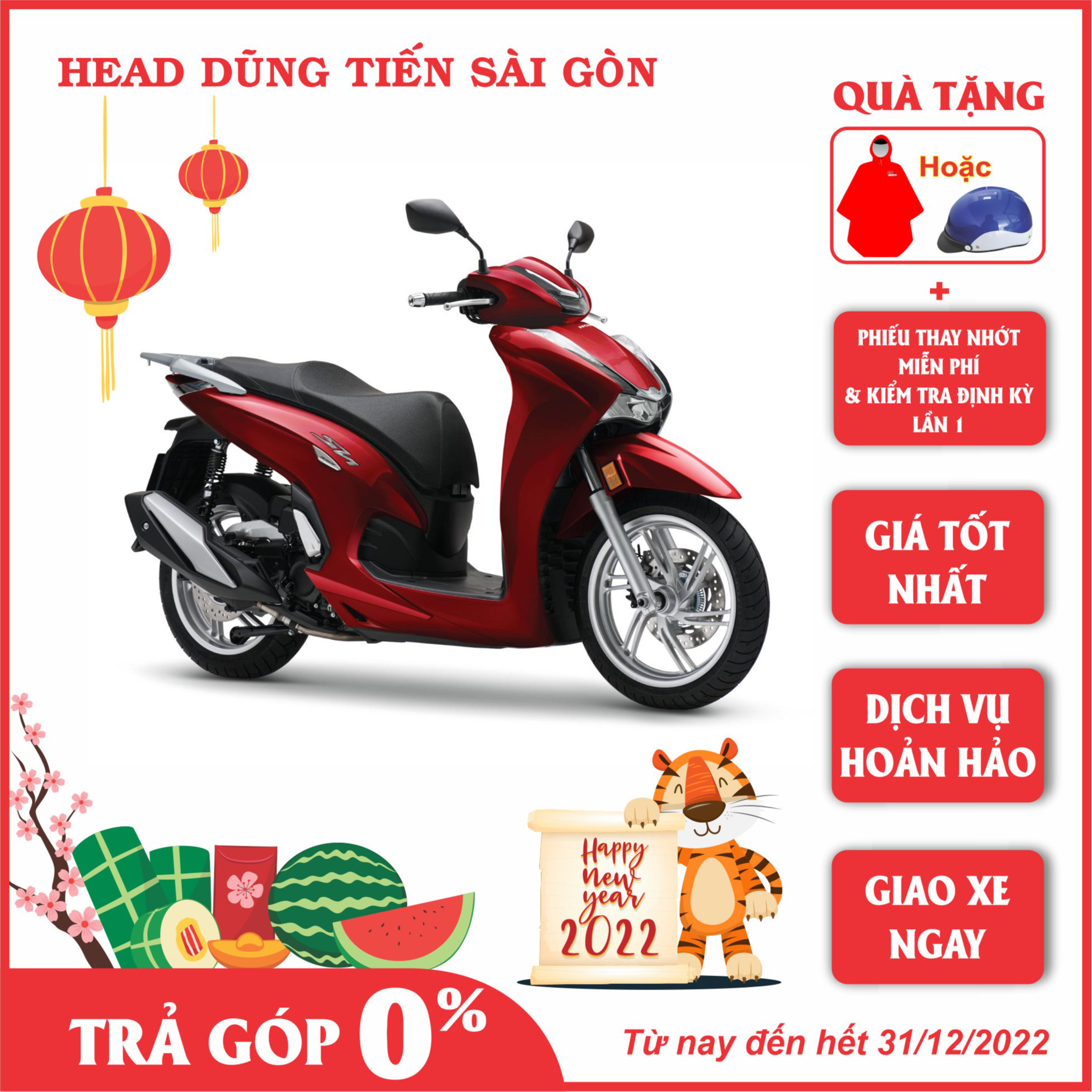 Xe Máy Honda SH350i Cao Cấp - Đỏ