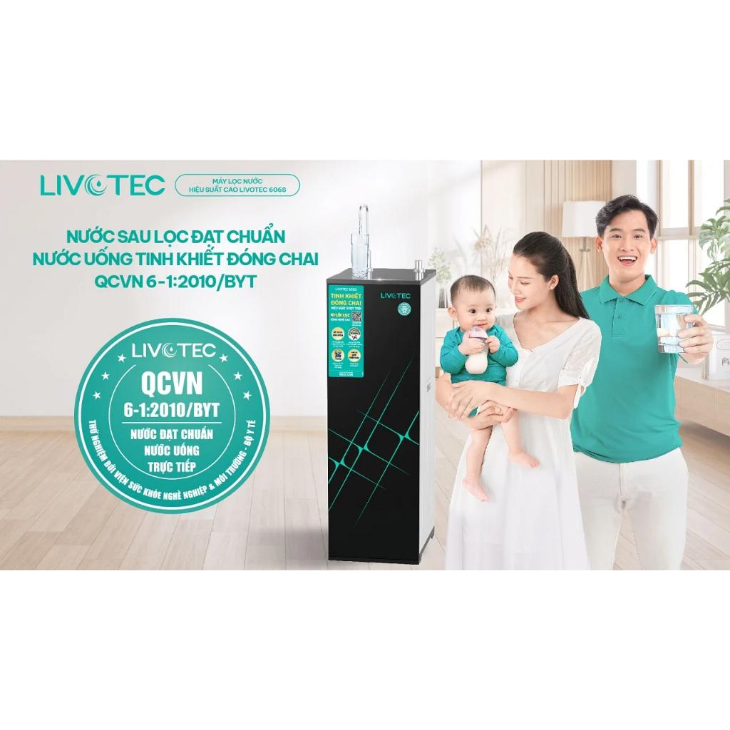 Máy lọc nước RO 10 lõi KAROFI Livotec 606S - RO Hàn 100GPD - Giao lắp miễn phí toàn quốc - Hàng Chính Hãng