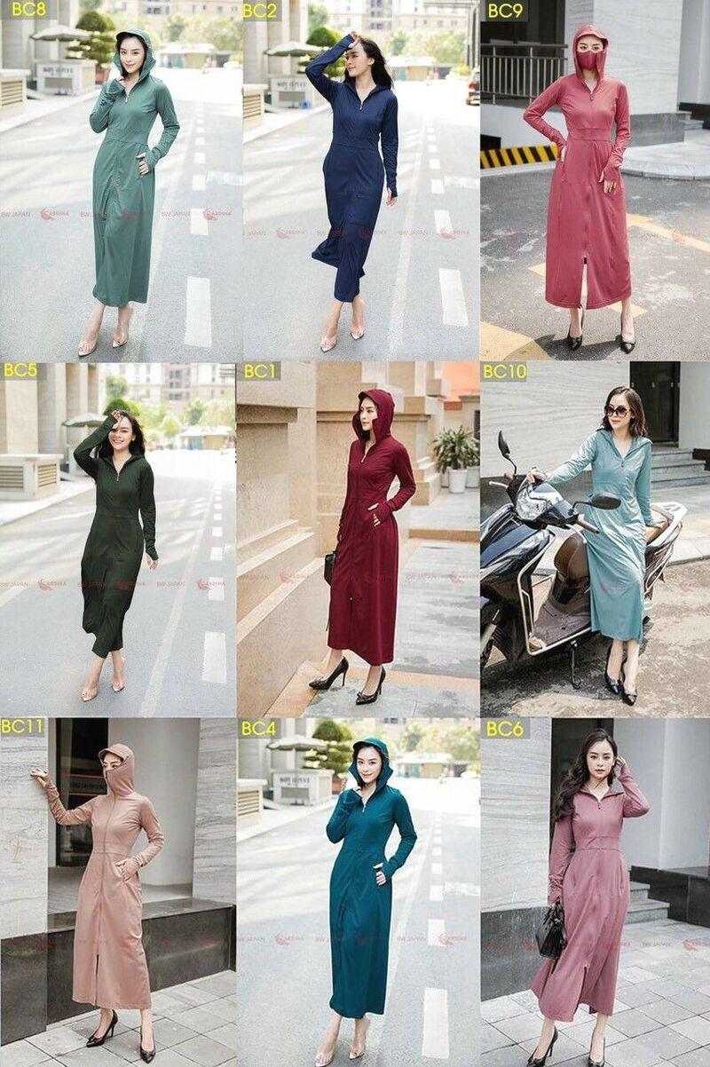 Áo chống nắng toàn thân 2 lớp thông hơi