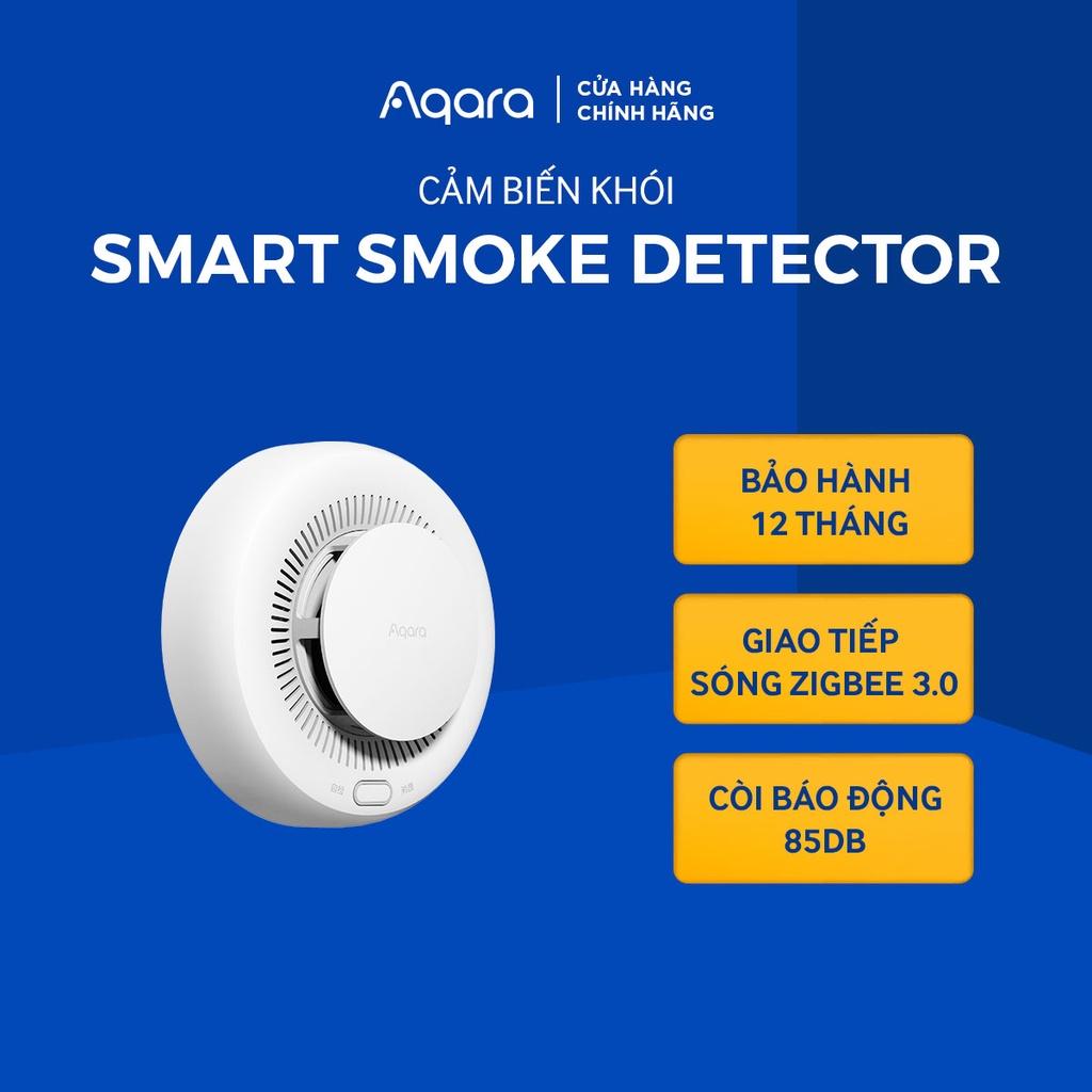 Cảm biến khói Aqara 2022 Zigbee 3.0 - Liên kết Smart Group Alarm, Gửi thông báo lên điện thoại, Tương thích HomeKit