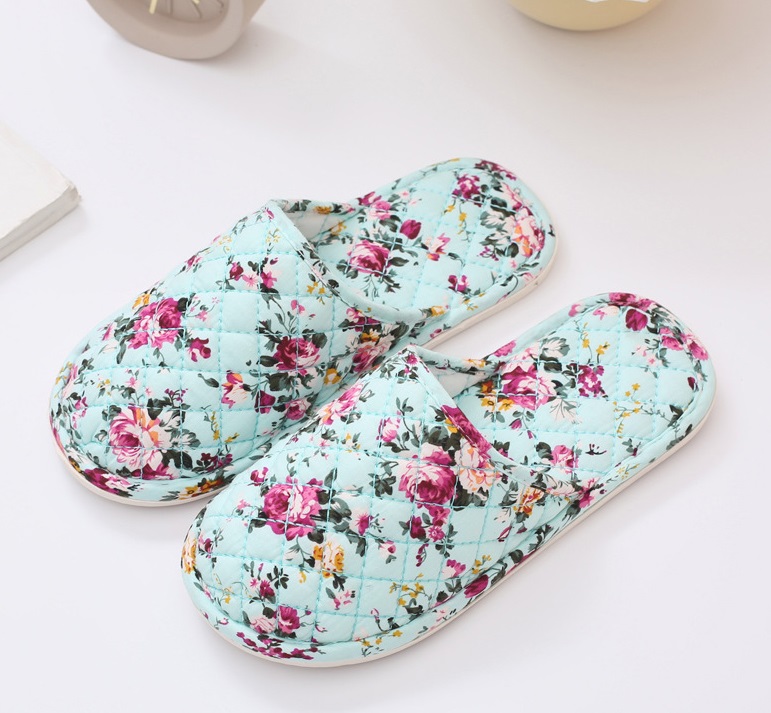 Dép vải Đi Trong Nhà Chống Trơn Trượt Hộ Gia Đình, Dép Bông slipper