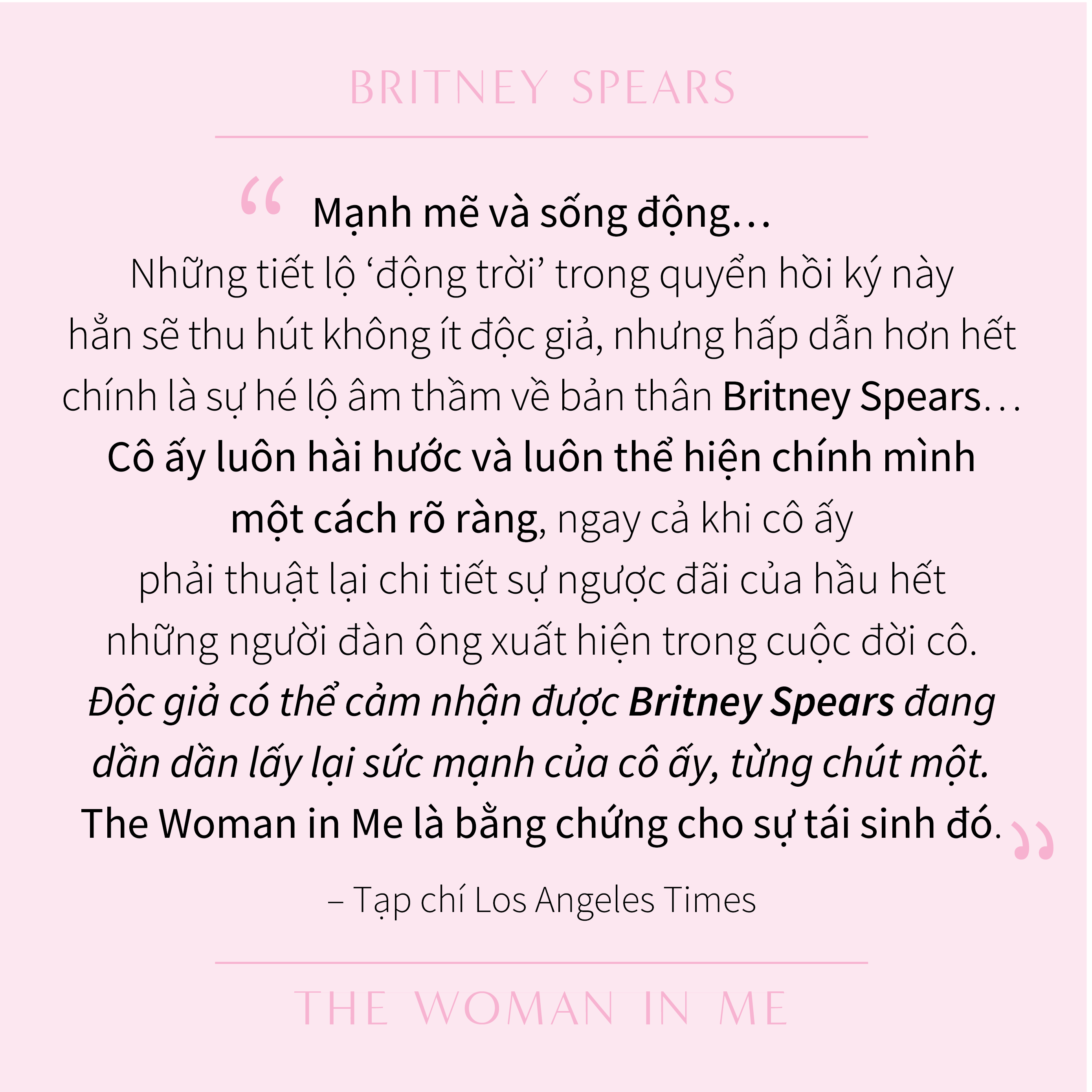 Sách Người Đàn Bà Trong Tôi - Britney Spears