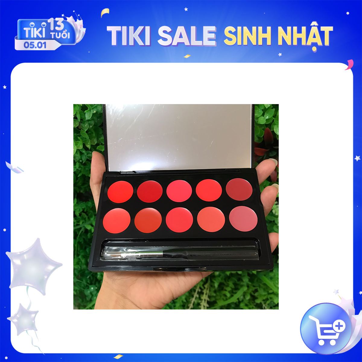 Bảng son OHUI 10 màu Lip pallet 10 colors