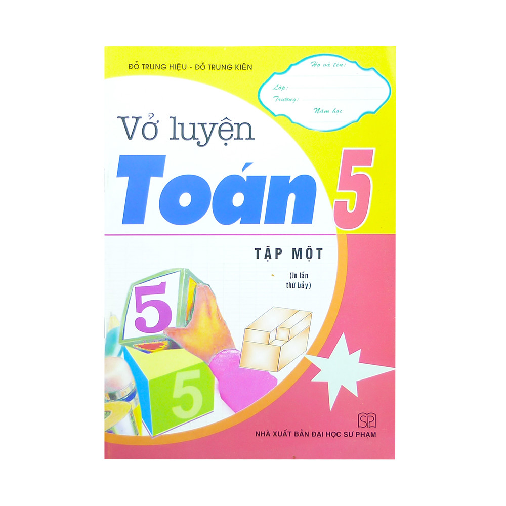 Sách - Vở luyện toán 5 tập 1