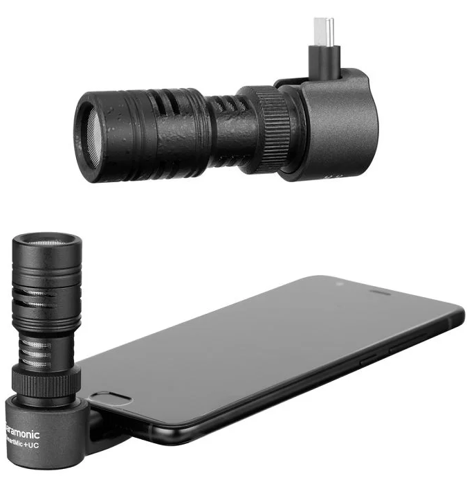 MICRO THU ÂM SARAMONIC SMARTMIC+ UC CHO SMARTPHONE CỔNG TYPE-C HÀNG CHÍNH HÃNG