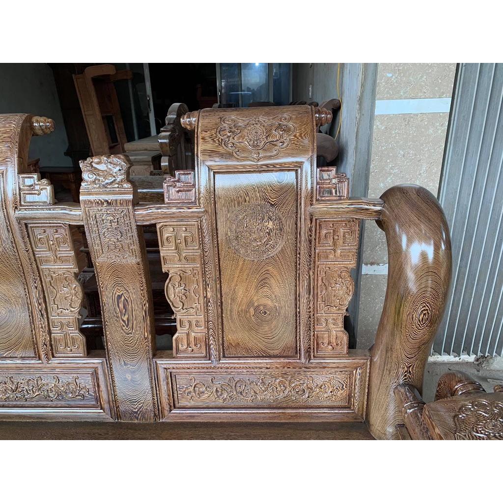 Bộ bàn ghế Tần Thủy Hoàng gỗ mun