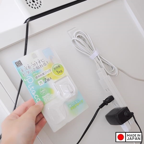 Set 02 Móc treo dán tường Kokubo Pitacco 1kg - Hàng nội địa Nhật Bản nhập khẩu chính hãng