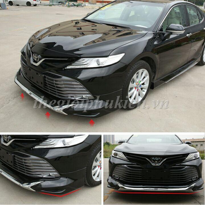 Ốp cản trước Toyota Camry 2019 mạ Crom cao cấp