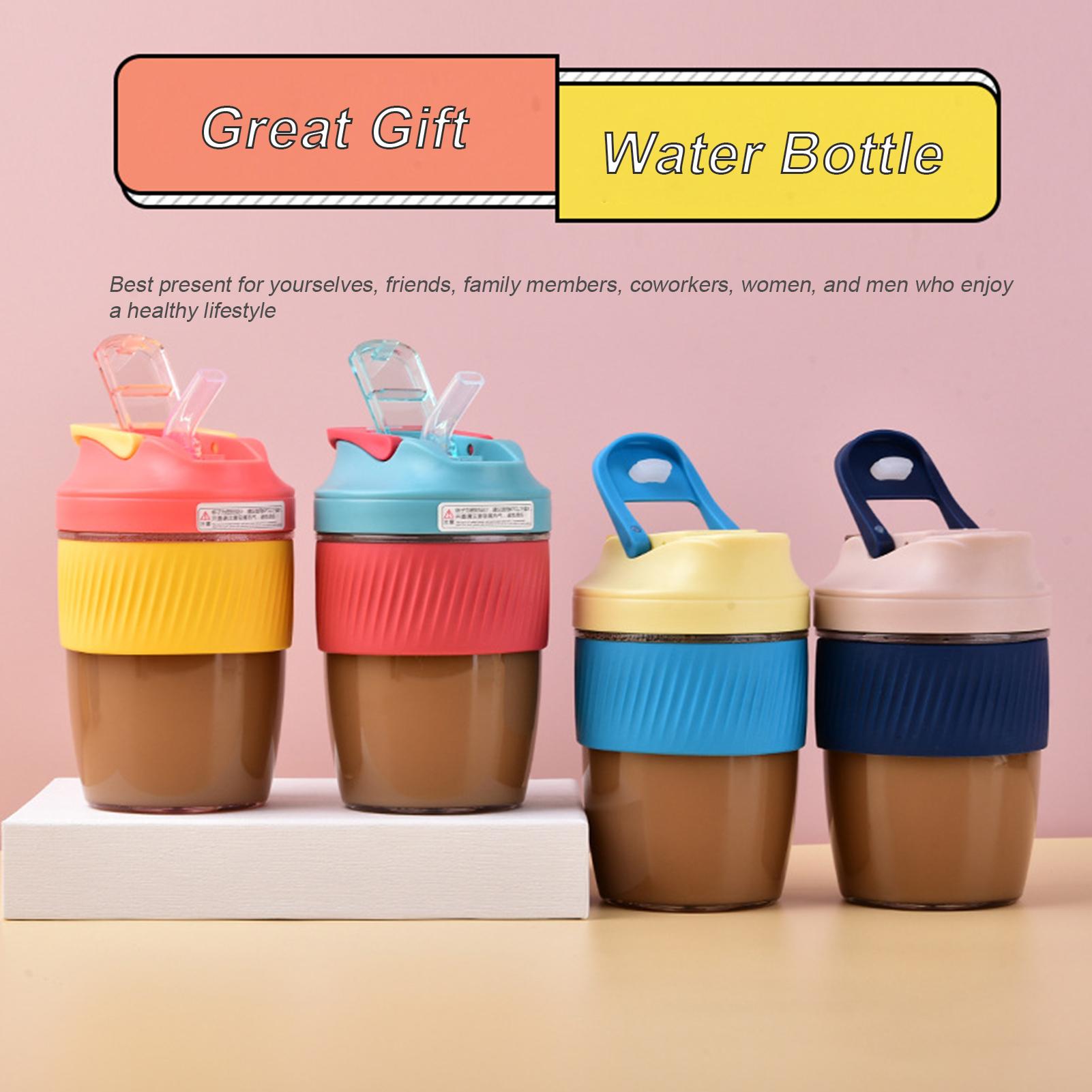 Bình Nước Cách Nhiệt Bằng Bằng Silicon Có Thể Tái Sử Dụng Không Chứa Bpa Dung Tích 600Ml