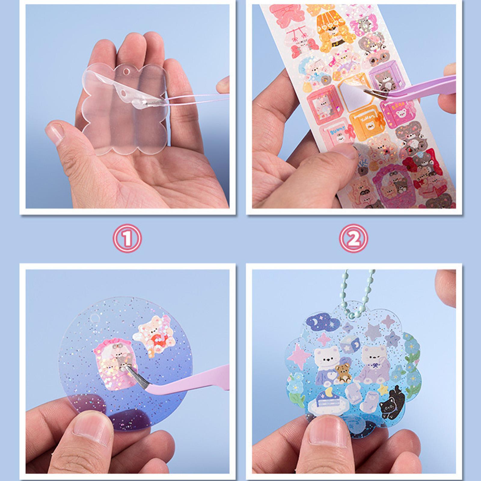 Goo Card Set Label Sticker Decals for Scrapbook Decor Card Making Journal