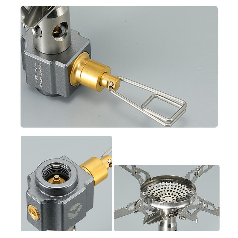CAMPINGMOON 3300W Camping Stove High Efficient Backpacking Stove Camping Split Gas Stove