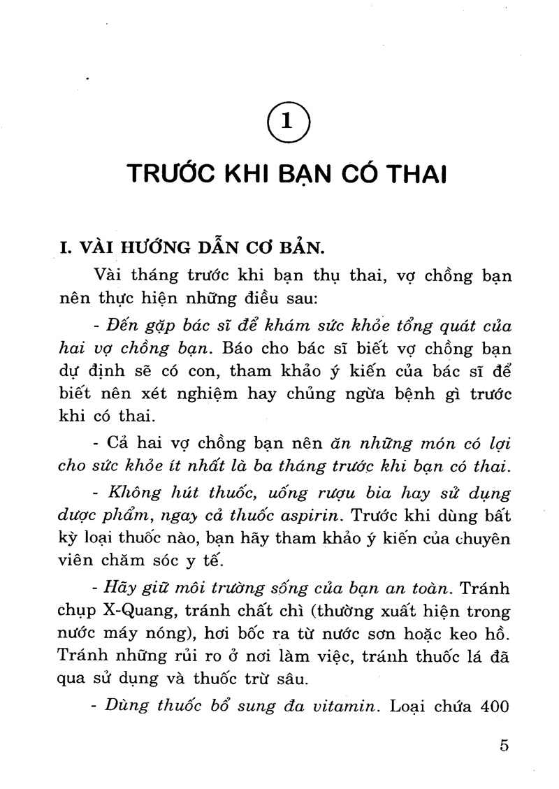 Bách Khoa Tri Thức Thai Sản - Mang Thai Và Những Điều Cần Biết _VT