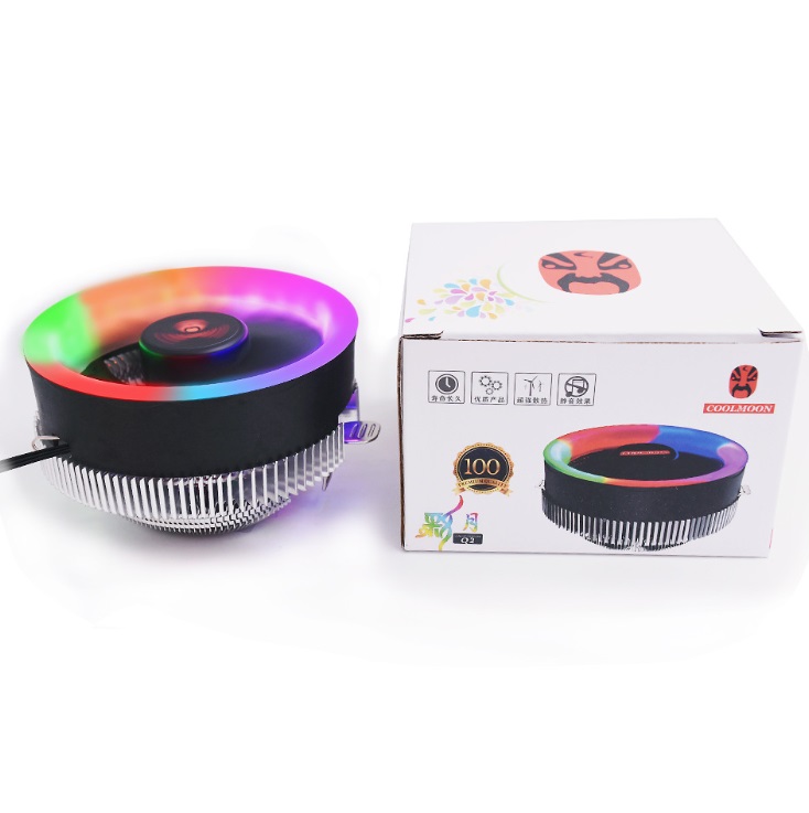 Quạt tản nhiệt CPU Coolmoon Q2 RGB - Hàng nhập khẩu