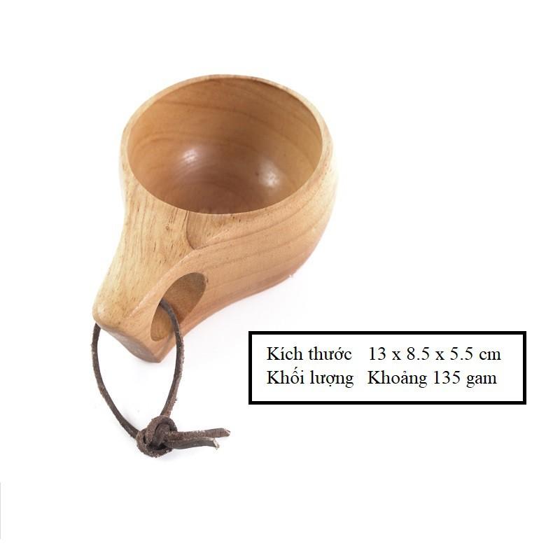 Cốc gỗ Kuksa Bushcraft