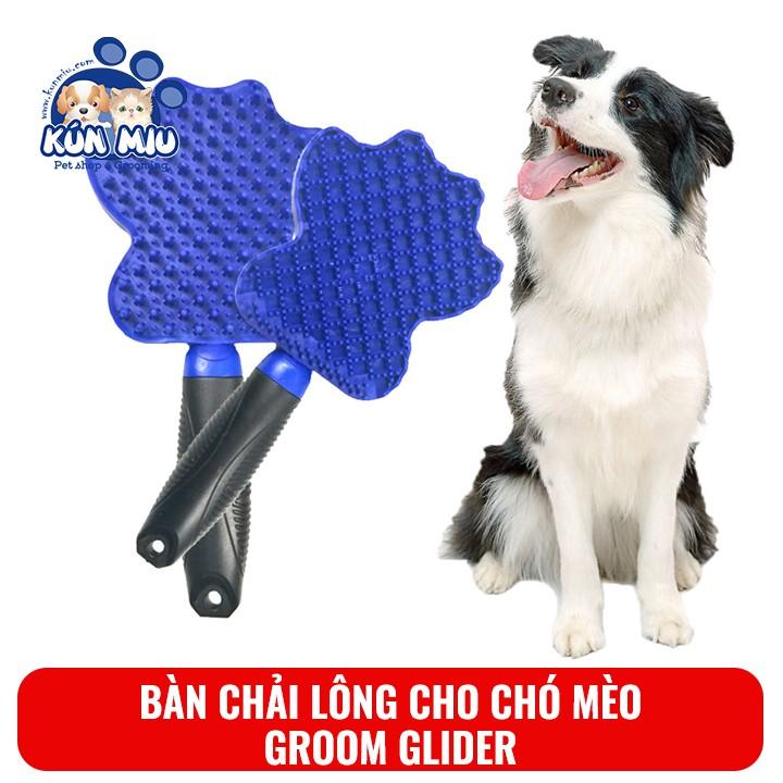 Bàn chải lông và massage cho chó mèo Groom Glider