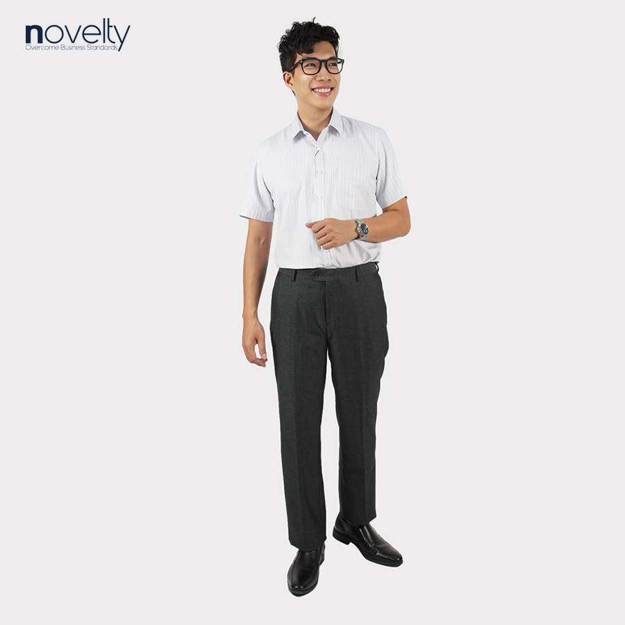 Áo sơ mi nam ngắn tay Novelty Regular fit NSMMSBMTCR220921N