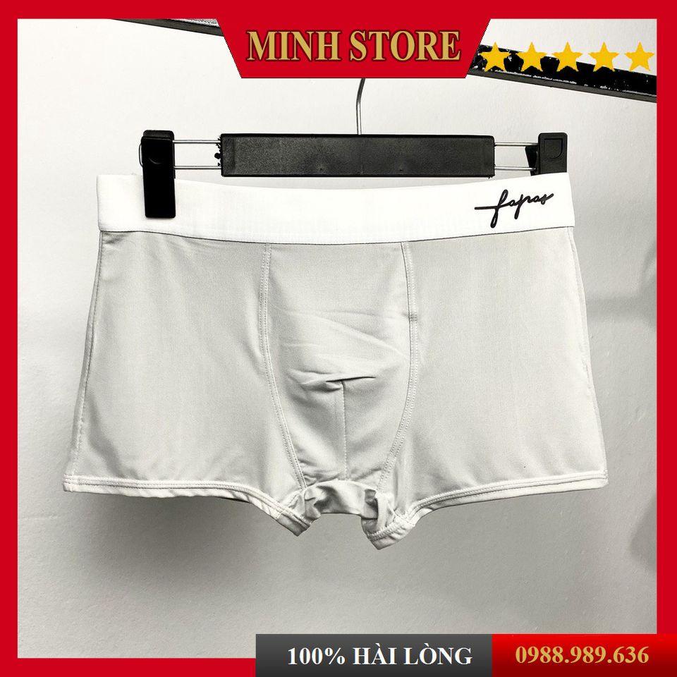 Quần Lót Nam boxer cao cấp co dãn 4 chiều, Quần Sịp Đùi nam cotton thun lạnh kháng khuẩn SD07 - MINHSTORE