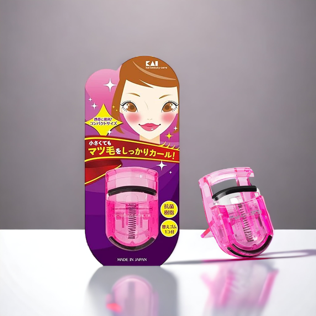 Bấm Cong Mi Kai Beauty Care Pretesa KQ -3011 (Màu Hồng Đậm)