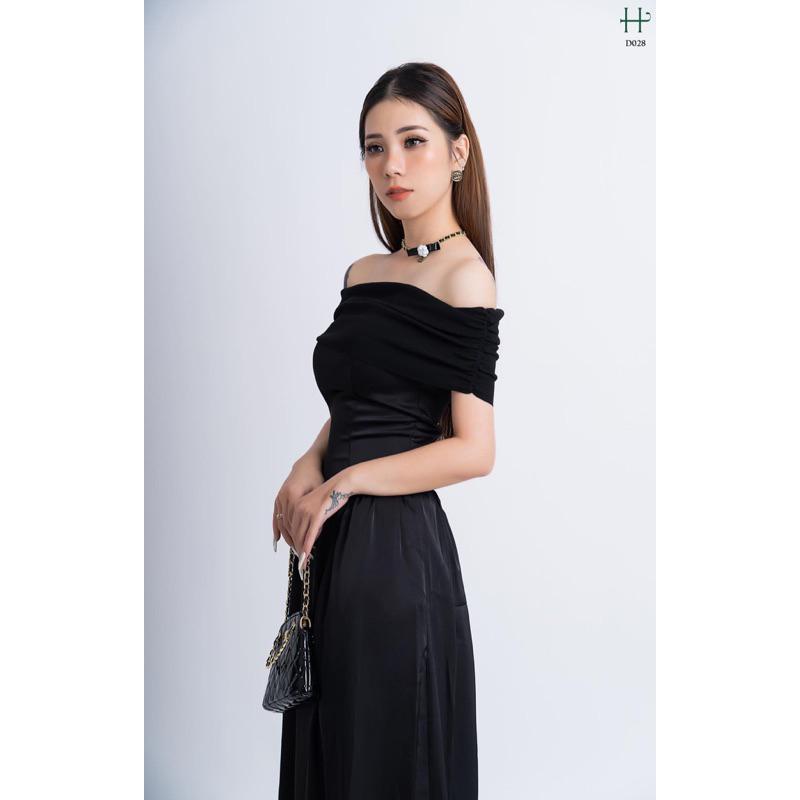 Đầm trễ vai hàn quốc -D28