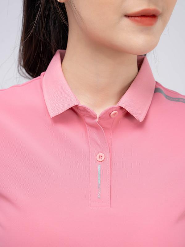 Áo polo nữ YODY phông tay ngắn, cổ bẻ, vải cotton airy cool phong cách thể thao SAN5002