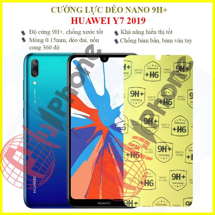 Dán cường lực dẻo nano dành cho  Huawei Y7 2019