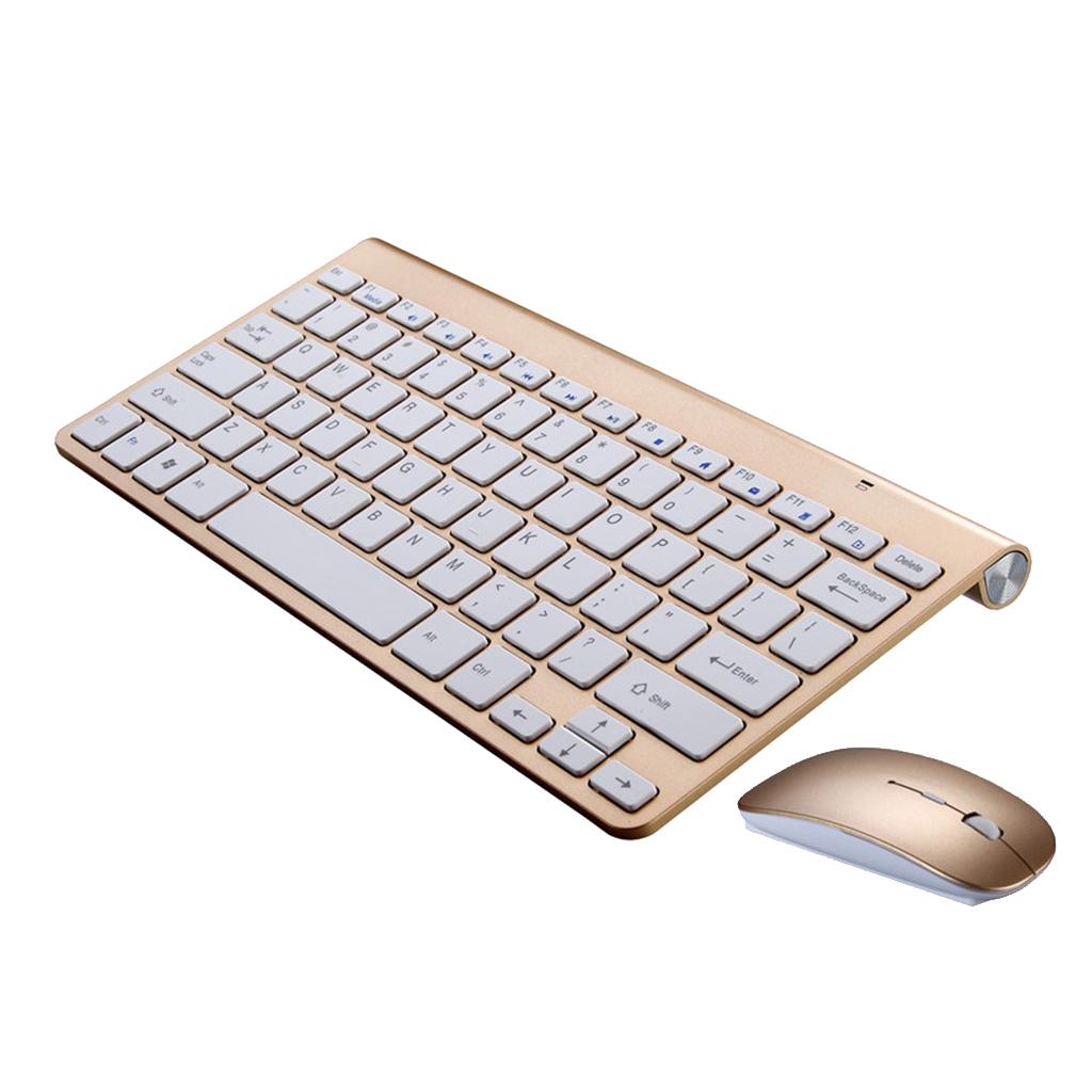 Wireless Keyboard and Mouse,  Slim  Keyboard with 1600 DPI Mouse
