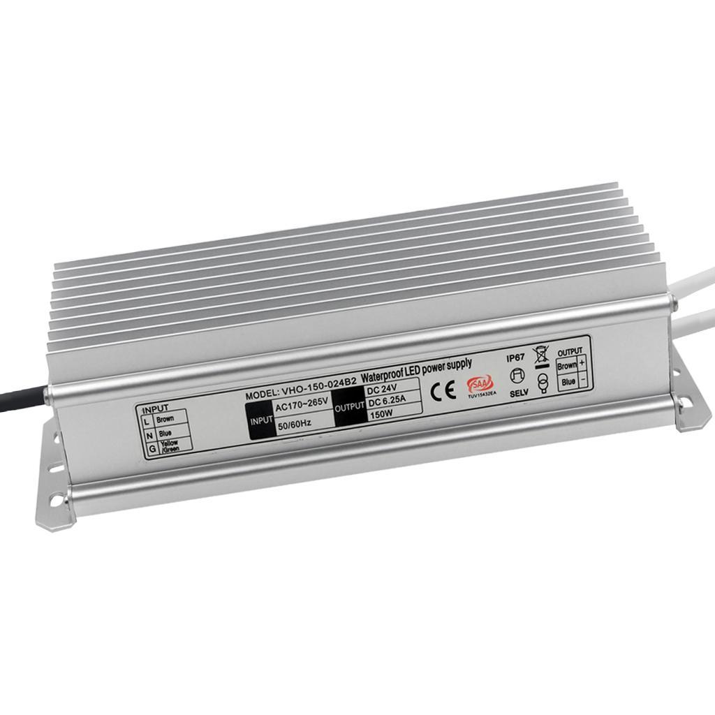 150W 24V Waterproof LED Driver Constant Voltage Power Supply Power Supply