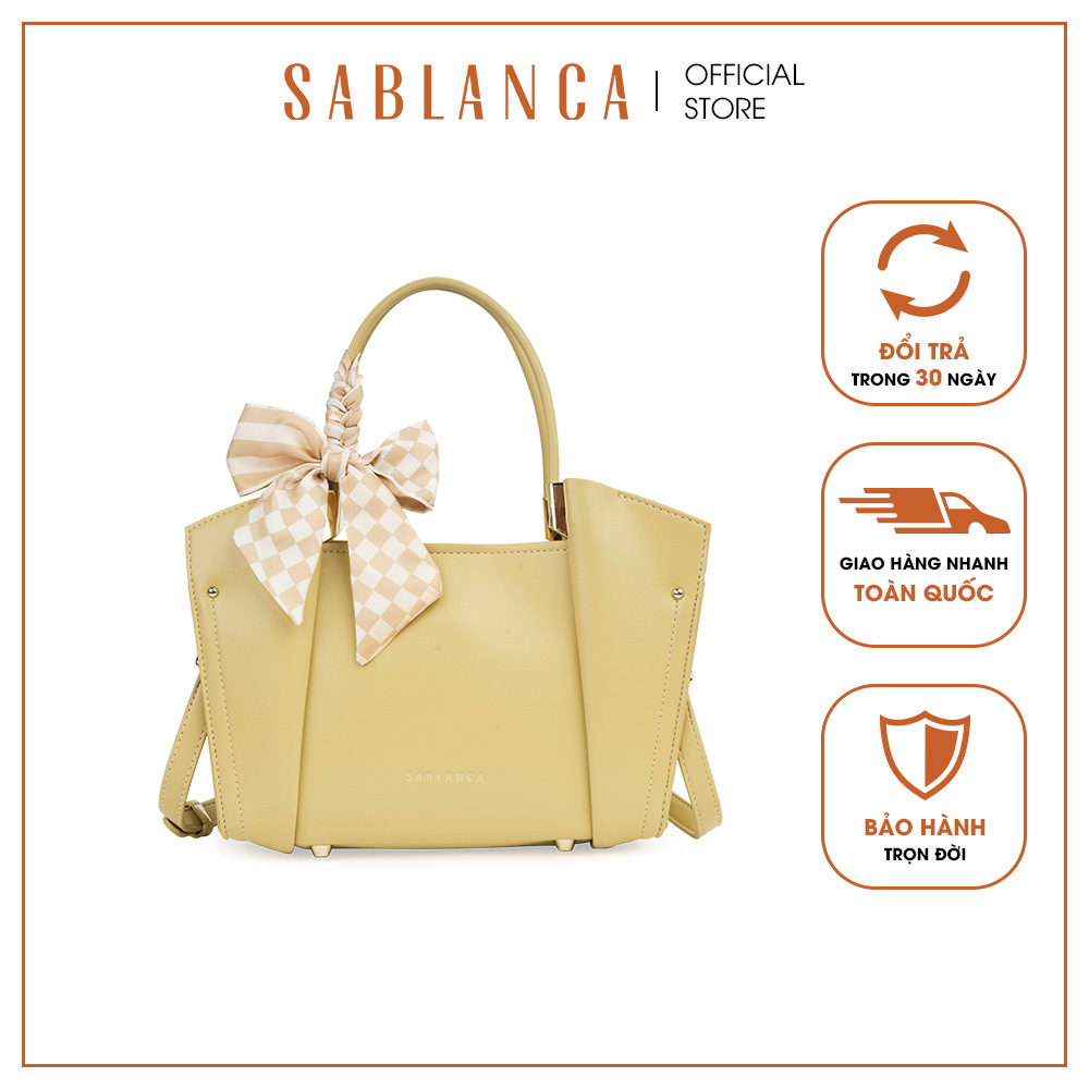 Túi Handbag nữ cầm tay thắt nơ xinh xắn SABLANCA HB0180