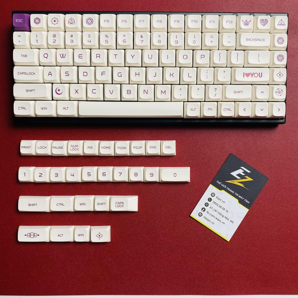 Keycap XDA I LOVE YOU Thick PBT Dyesub 137 Phím