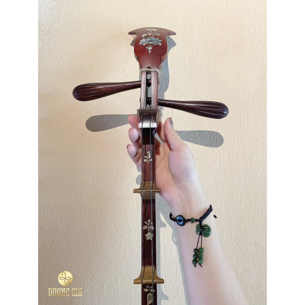Vòng tay chỉ đen Ngọc Lam Xanh - Dương Gia Trầm Hương phong thủy, hút lộc, may mắn