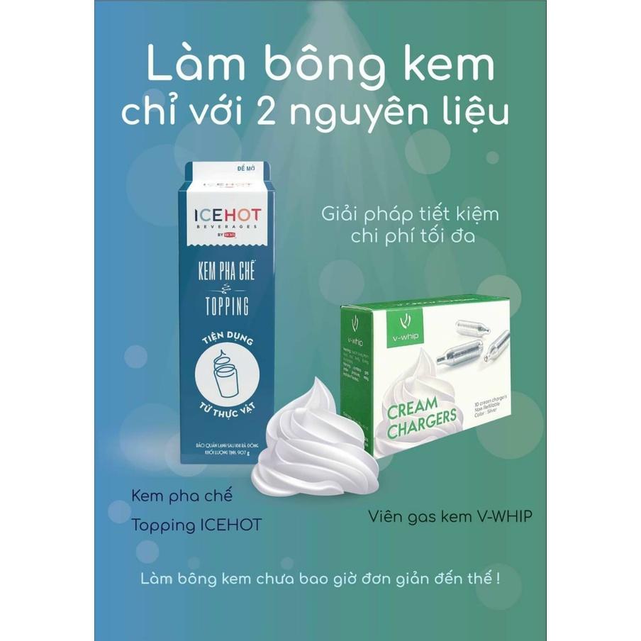 Hộp gas N20 dùng cho bình xịt kem V-Whip