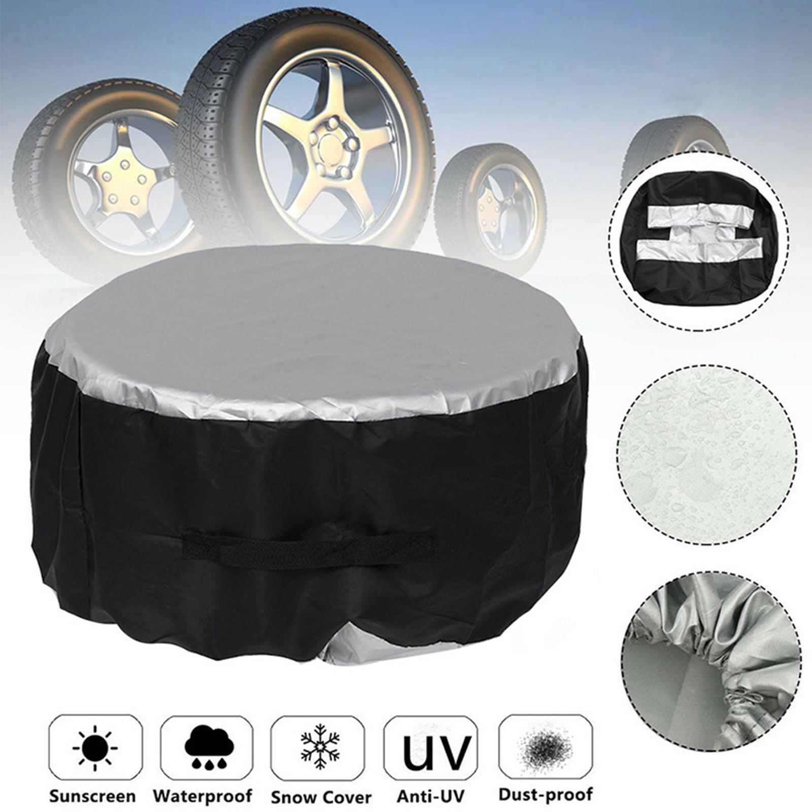Tire Cover Protector Storage Bag Spare Wheel Tire Cover for Car Trailer Tyre Wheel