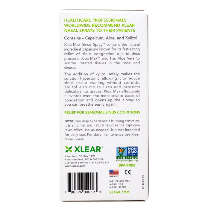 Xịt mũi Xlear Max cho đối tượng viêm xoang, viêm mũi dị ứng
