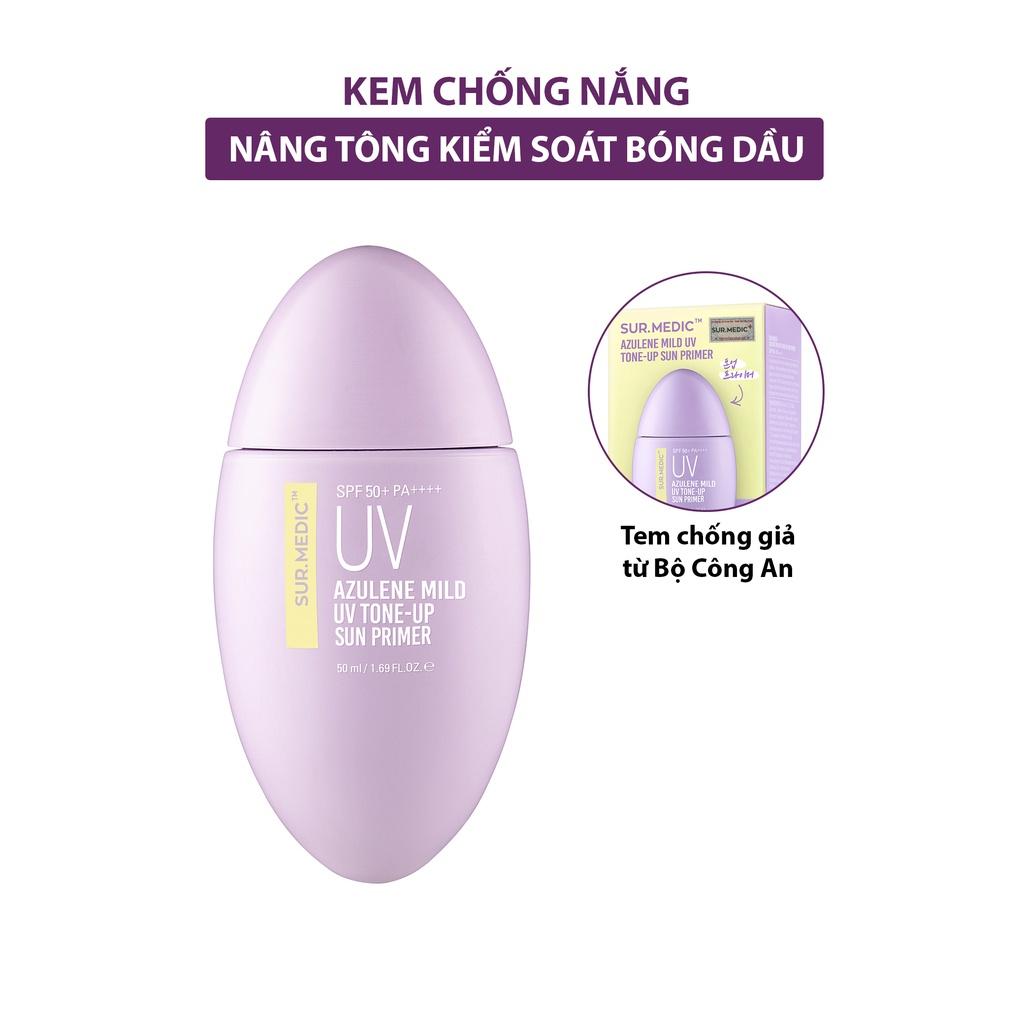 Kem Chống Nắng SURMEDIC Azulene Mild UV SPF50+/PA+++ 50ml