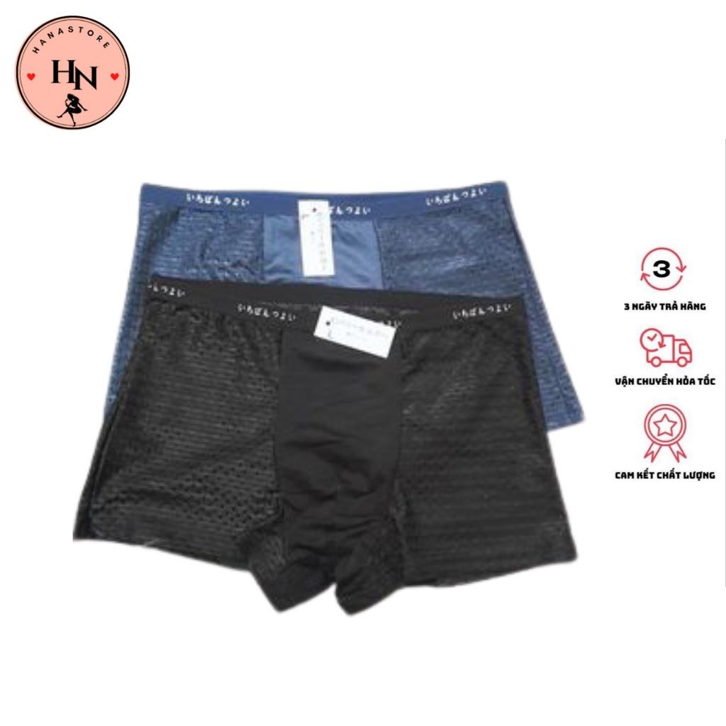 Quần Lót Nam Boxer Cao Cấp Thông Hơi, Thoáng Khí, Cotton Kháng khuẩn, Co giãn tốt QLNB