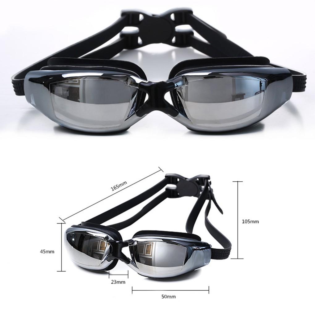Unisex Waterproof Antifog Coating Myopia Eyewear Goggles Swimming Glasses