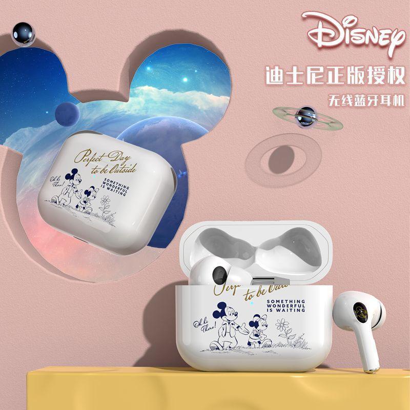 DISNEY Tai Nghe Thể Thao Không Dây Bluetooth 5.0 2022 TWS Hình Chuột Mickey