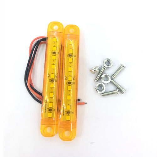 Bộ 2 Đèn Led 9 Mắt Cực Sáng 10 Cm-Màu Vàng