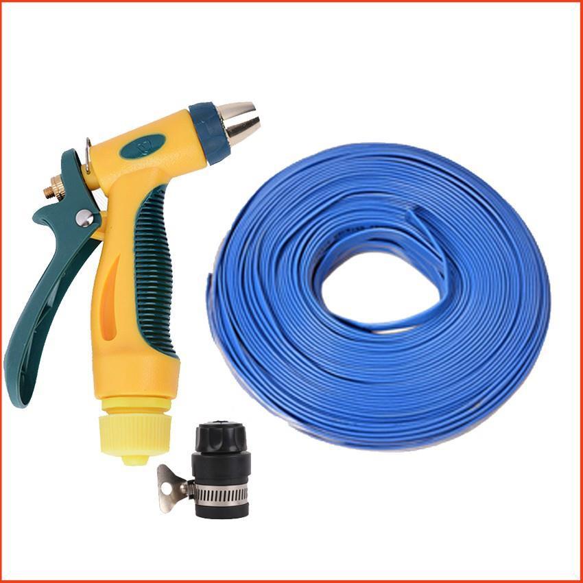 Bộ dây vòi xịt nước rửa xe,tưới cây tăng áp 3 lần 15m