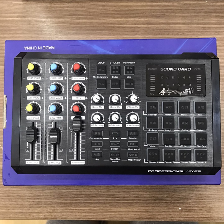 Soundcard S8 2020 cực hay - autotune - livestream - loa ngoài và có thể kết hợp Cubase hát live