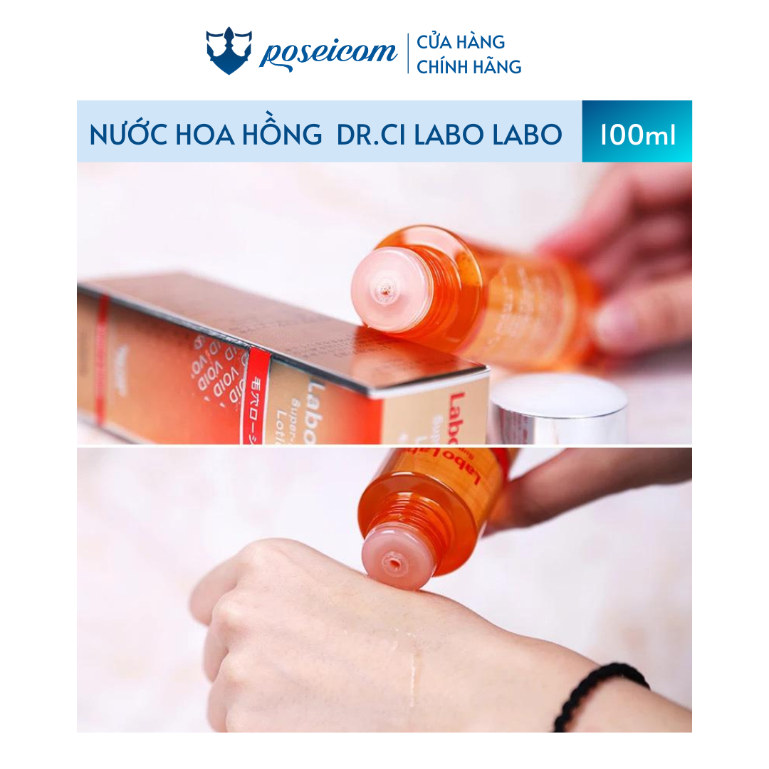 Nước Hoa Hồng Dưỡng Ẩm Thu Nhỏ Lỗ Chân Lông Dr.CI Labo Labo 100ml Poseicom 4524734500583