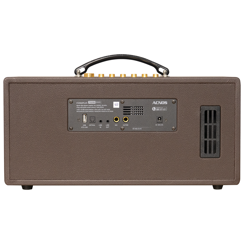 Dàn Âm Thanh Di Động Xách Tay ACNOS CS366 PLUS - HÀNG CHÍNH HÃNG