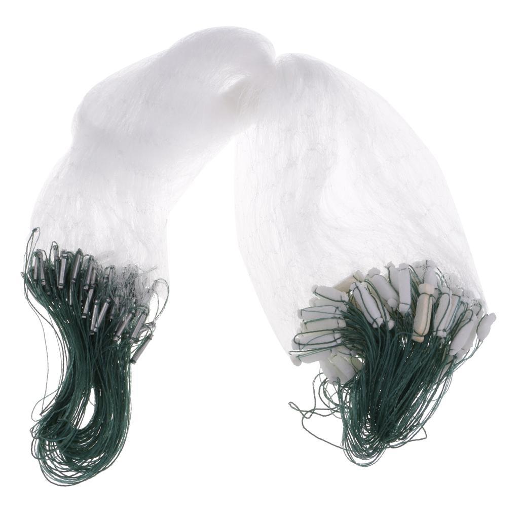 2X Finished Fishing Gill Net with Small Mesh Gill All Size Hole Size 2x2cm