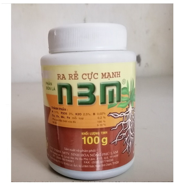 PHÂN BÓN LÁ N3M 100G RA RỄ CỰC MẠNH, TIẾP SỨC CÂY TRỒNG!