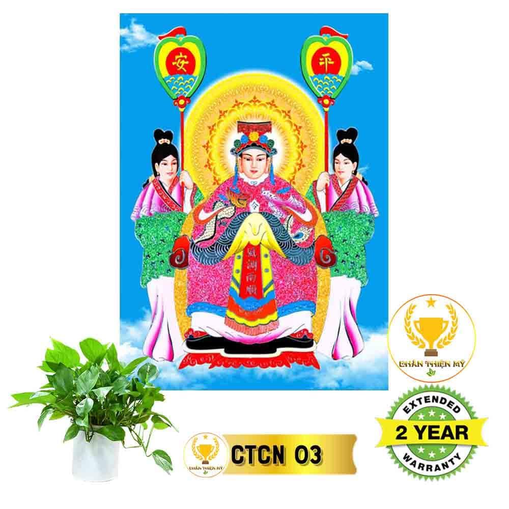 Tranh Chúa Tiên Chúa Ngọc có khung